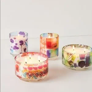 A Sunday Painter Glass Candle - Thumbnail 2